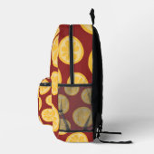 Zitronenmuster Bedruckter Rucksack (Rechts)