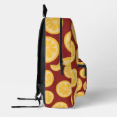 Zitronenmuster Bedruckter Rucksack (Links)