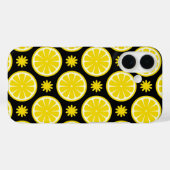 Zitronenmuster Case-Mate iPhone Hülle (Rückseite (Horizontal))