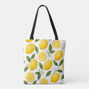 Zitronenmuster-Design Frischer Sommerdruck mit Z Tasche