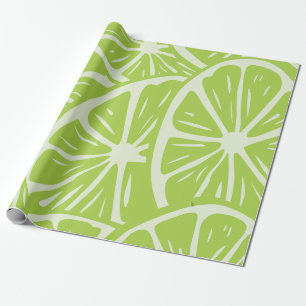 Zitronenmuster Geschenkpapier