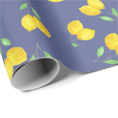 Zitronenmuster  geschenkpapier (Rolleneckpunkt)