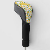 Zitronenmuster Golf Headcover (angewinkelt)