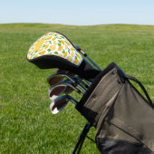 Zitronenmuster Golf Headcover (In SItu)