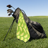 Zitronenmuster Golfhandtuch (Gras)