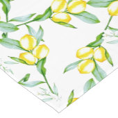 Zitronenmuster Kurzer Tischläufer (Ecke)