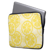 Zitronenmuster Laptopschutzhülle (Vorderseite Links)