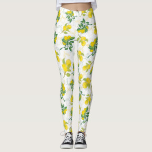 Zitronenmuster Leggings