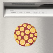 Zitronenmuster Magnet (In Situ (Geschirrspüler))
