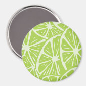 Zitronenmuster Magnet (Vorderseite/Rückseite)