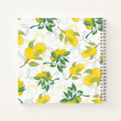 Zitronenmuster Notizblock (Rückseite)