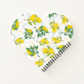 Zitronenmuster Notizblock (Rückseite)