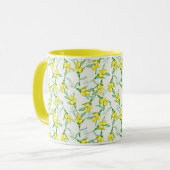 Zitronenmuster Tasse (Vorderseite Links)