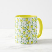 Zitronenmuster Tasse (VorderseiteRechts)