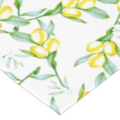 Zitronenmuster Tischdecke (Schrägansicht)
