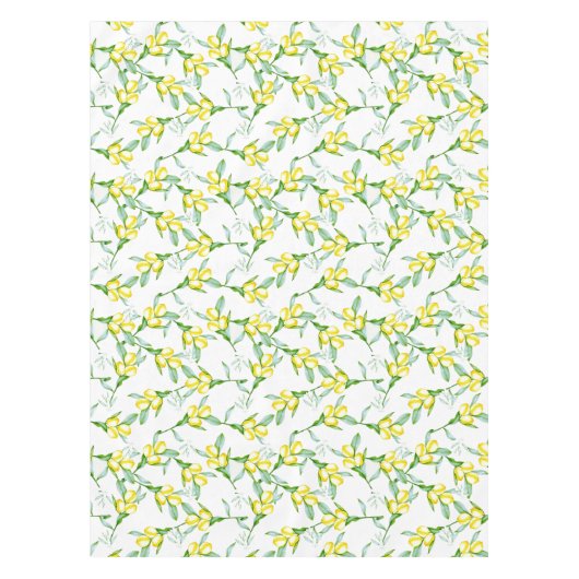 Zitronenmuster Tischdecke (Vorderseite)