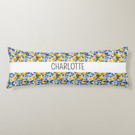 Zitronenmuster Tropische Frucht Personalisierter N Seitenschläferkissen