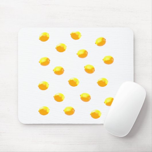 Zitronenmuster Version 1 Mousepad (Mit Mouse)