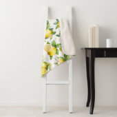 Zitronenmuster, Zitronen-Blume, Blätter, Zitrusfrü Sherpadecke (Beispiel)