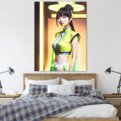 Zitronenoberin Leinwanddruck (Insitu (Schlafzimmer))