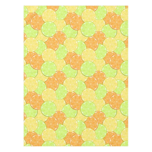 Zitronenorange Limone Früchte Zitronengelb Tischdecke (Vorderseite)
