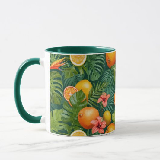 Zitronenorange Tasse (Links)