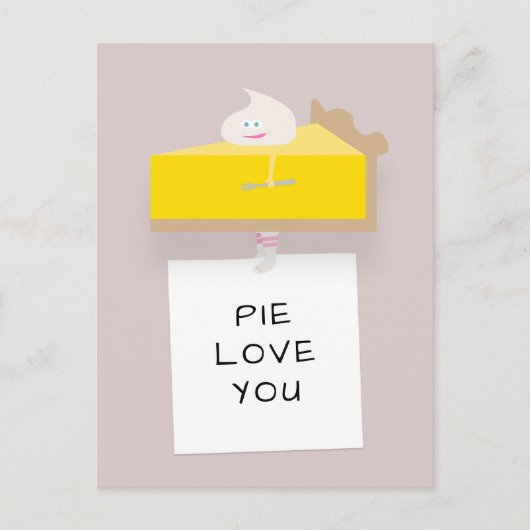 Zitronenpie Postkarte (Vorderseite)