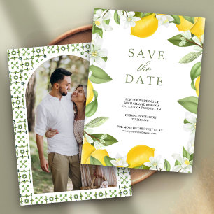 Zitronenplantage Foto Hochzeit Save The Date