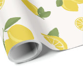 Zitronenpressen-Geschenkpapier Geschenkpapier (Rolleneckpunkt)