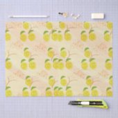 Zitronenprint Seidenpapier (Handwerk)