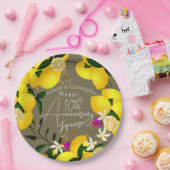 Zitronenquetsche  pappteller (Party)