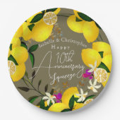 Zitronenquetsche  pappteller (Vorderseite)