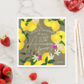 Zitronenquetsche Serviette (Beispiel)