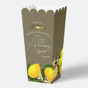 Zitronenquetschen-Jubiläums-Dankeschön Geschenkschachtel