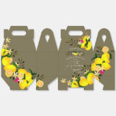 Zitronenquetschen-Jubiläums-Dankeschön Geschenkschachtel (Ungeklappt)