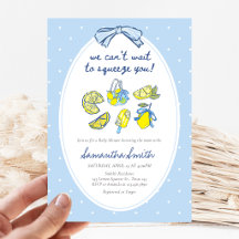 Zitronenquetschen Sie Baby Shower