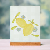 Zitronensaft Acrylschild (Neutral)