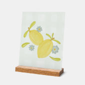 Zitronensaft Acrylschild (Winkel)