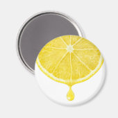 Zitronensaft Magnet (Vorderseite/Rückseite)