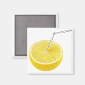 Zitronensaft Magnet (Vorderseite/Rückseite)