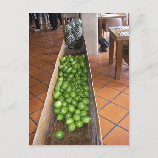 Zitronensaft oder Ananas? Postkarte (Vorderseite)