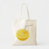 Zitronensaft Tragetasche (Vorne)