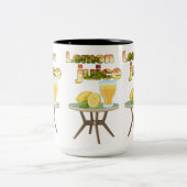 Zitronensaft Zweifarbige Tasse (Mittel)