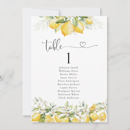 Zitronenschale und Zitrusfrüchte (Vorderseite)