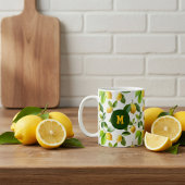 Zitronenschalenmuster Kaffeetasse