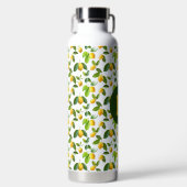 Zitronenschalenmuster Trinkflasche (Vorderseite)