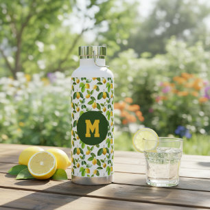 Zitronenschalenmuster Trinkflasche