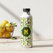 Zitronenschalenmuster Trinkflasche