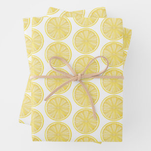 Zitronenscheibe Amalfi-Küste Party Geschenkpapier Set
