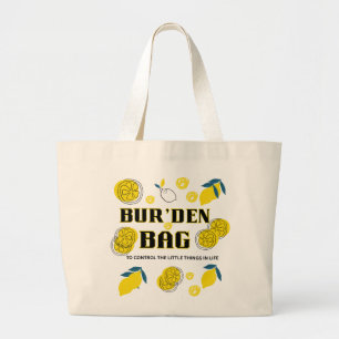 ZITRONENSCHEIBE, Große Leinwand Damen TASCHE